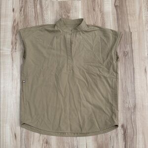 FIGS Rafaella Scrub Top in Sandstone